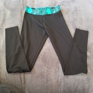 Pink leggings Black